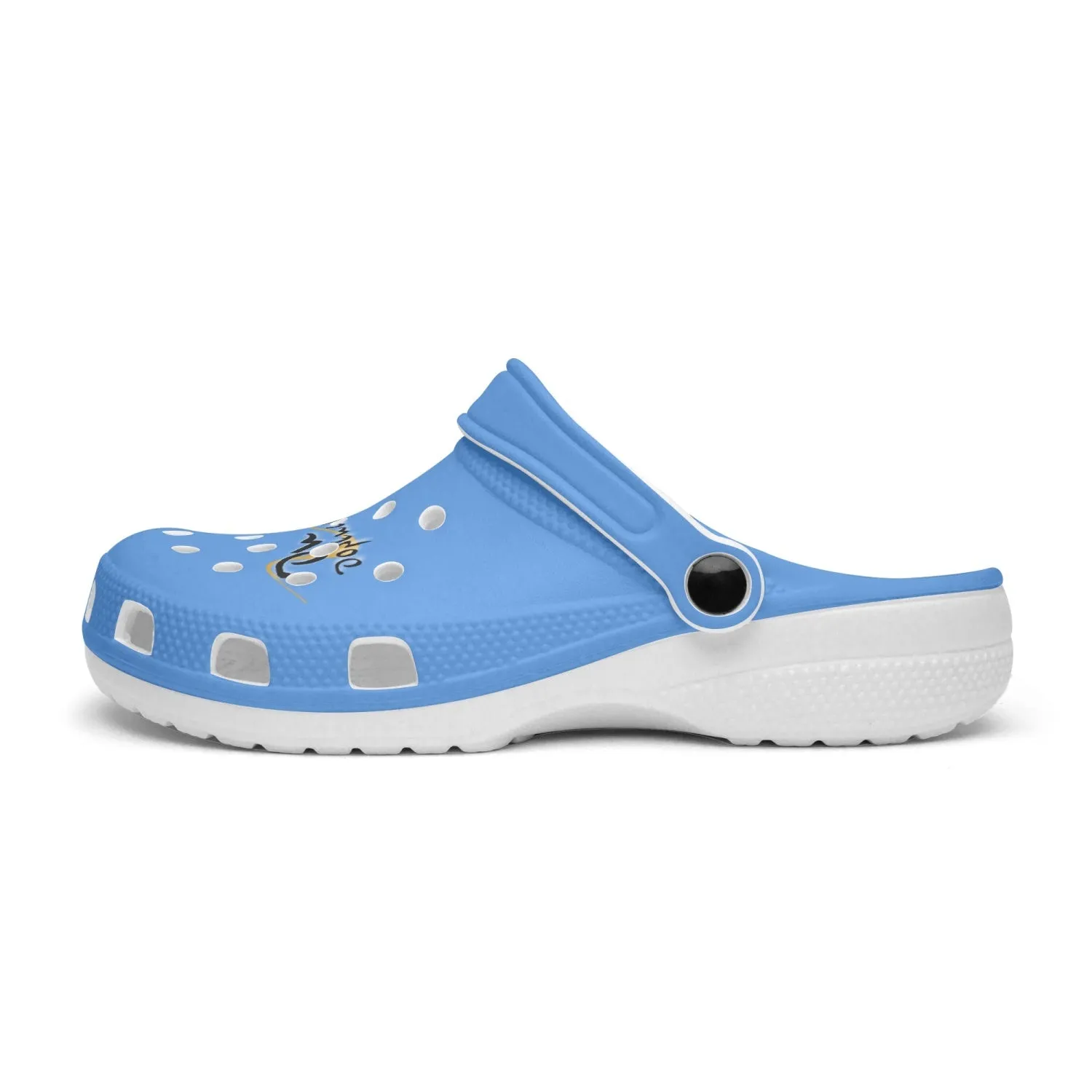 413.Light Blue Clogs