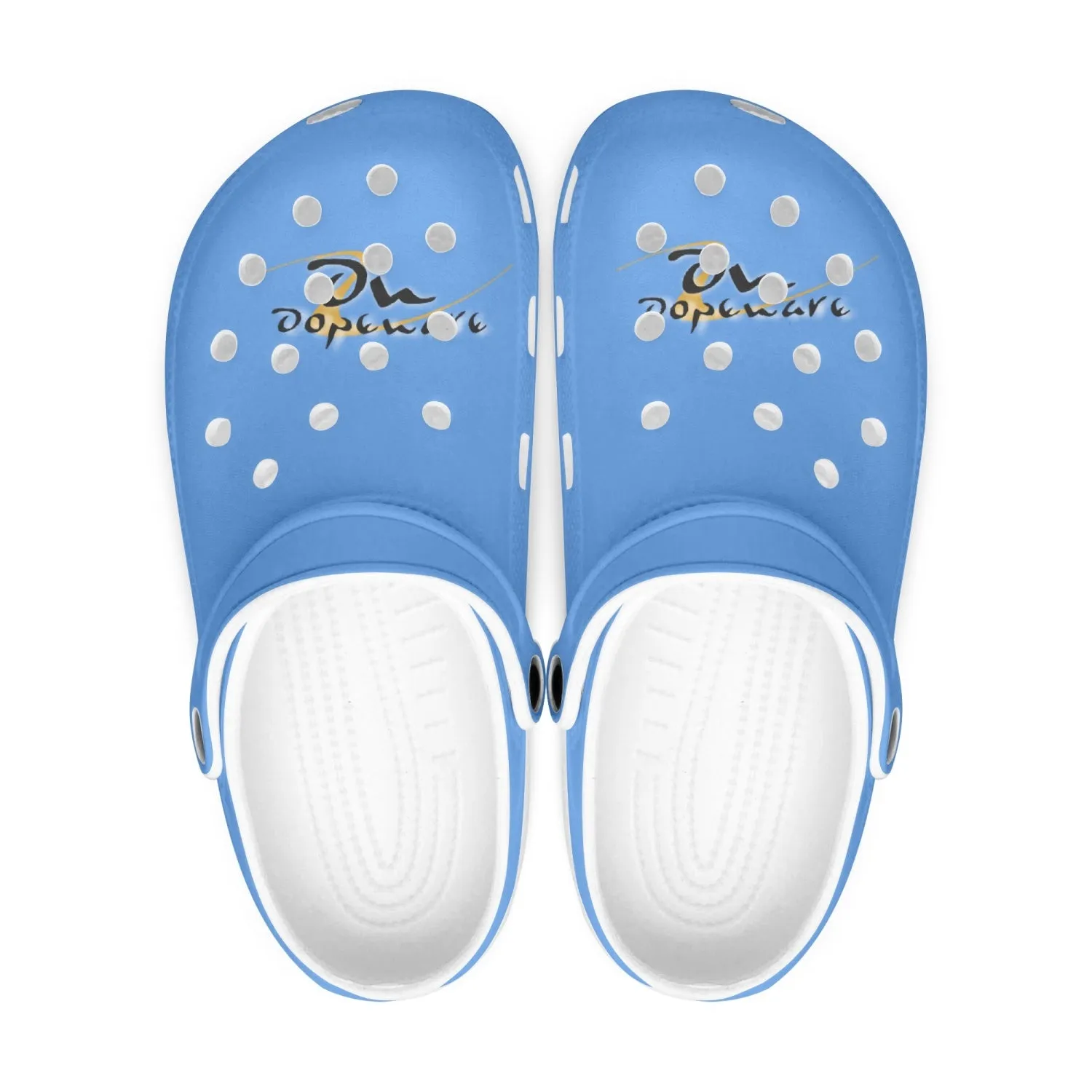 413.Light Blue Clogs