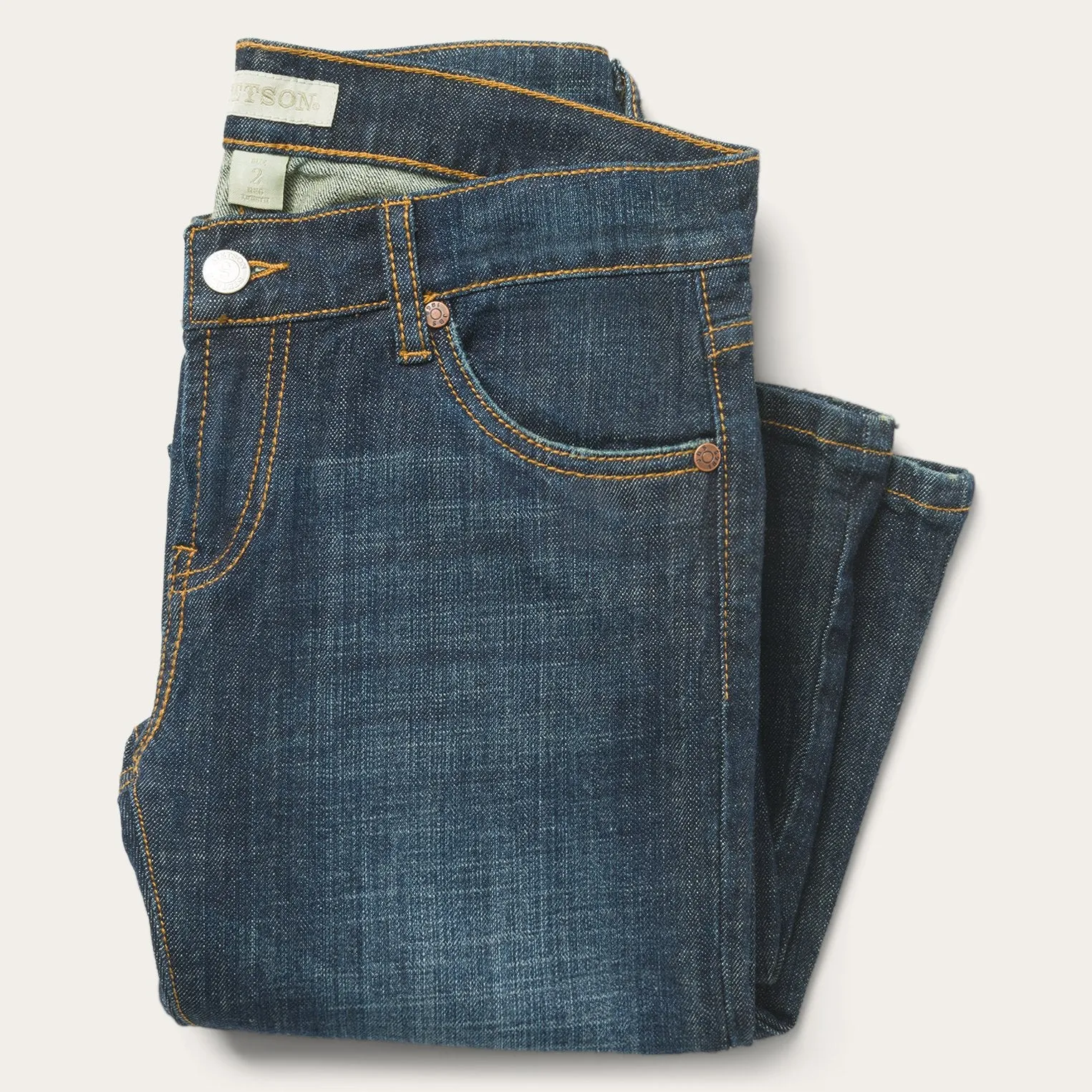 816 Classic Boot Cut Jeans In Dark Wash