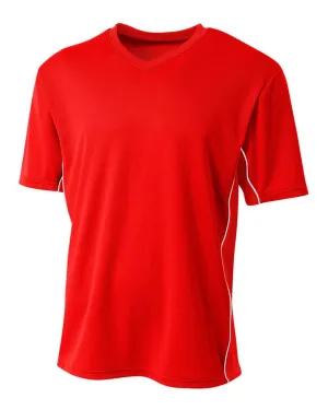 A4 N3018 Liga Soccer Jersey - Scarlet