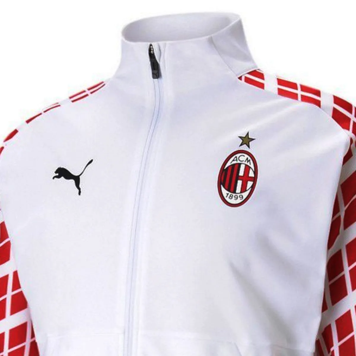 AC Milan white pre-match presentation tracksuit 2020/21 - Puma