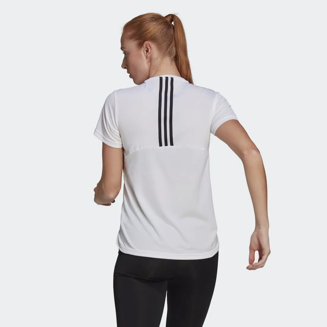 adidas AEROREADY Designed 2 Move 3-Stripes Women's Sport Tee