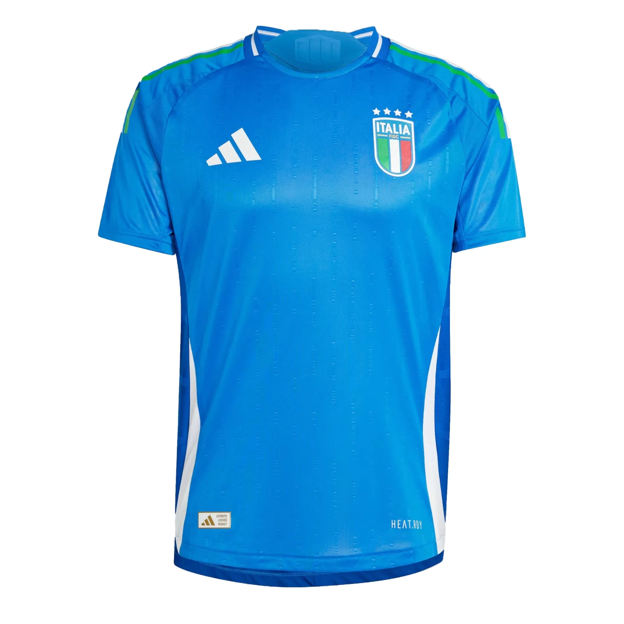 adidas Men's Italy 2024/25 Authentic Home Jersey Blue