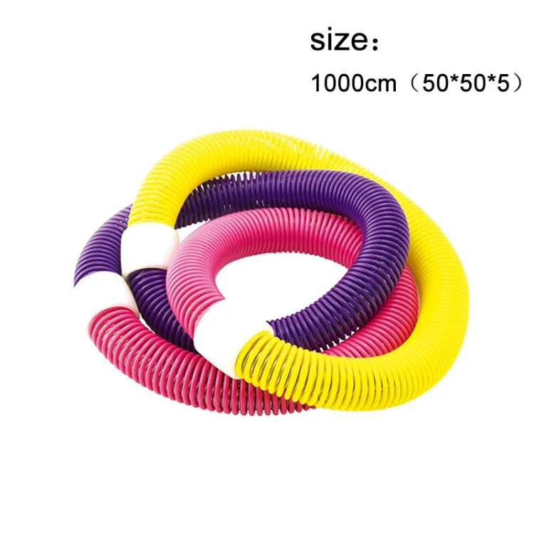 Adult Slimming Circle Waist Trimmer Workout Fitness Exercise Coil Flexible Soft Spring Fitness Circles, 1.15kg / 50cm