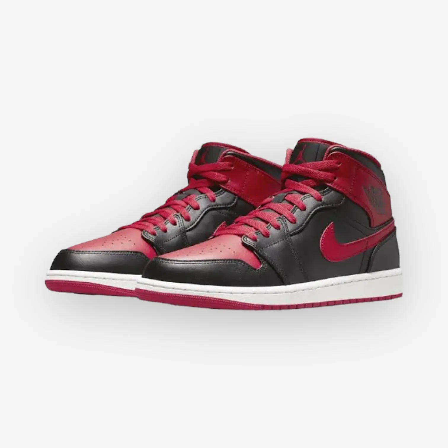 Air Jordan 1 Mid Black Fire Red White DQ8426-060