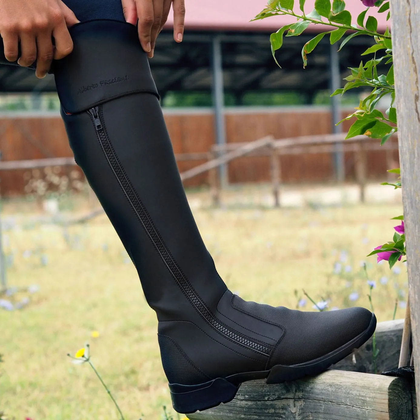 Alberto Fasciani 103 Custo Riding Boots - Black