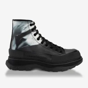 Alexander McQueen Solarised Flower Tread Slick Boot