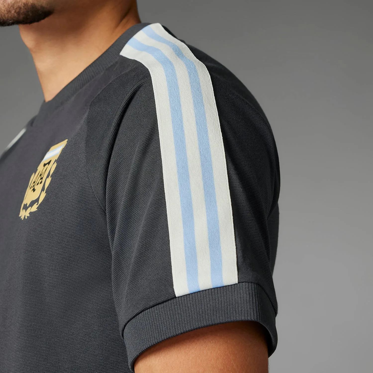 Argentina 3-Stripe Tee - Mens