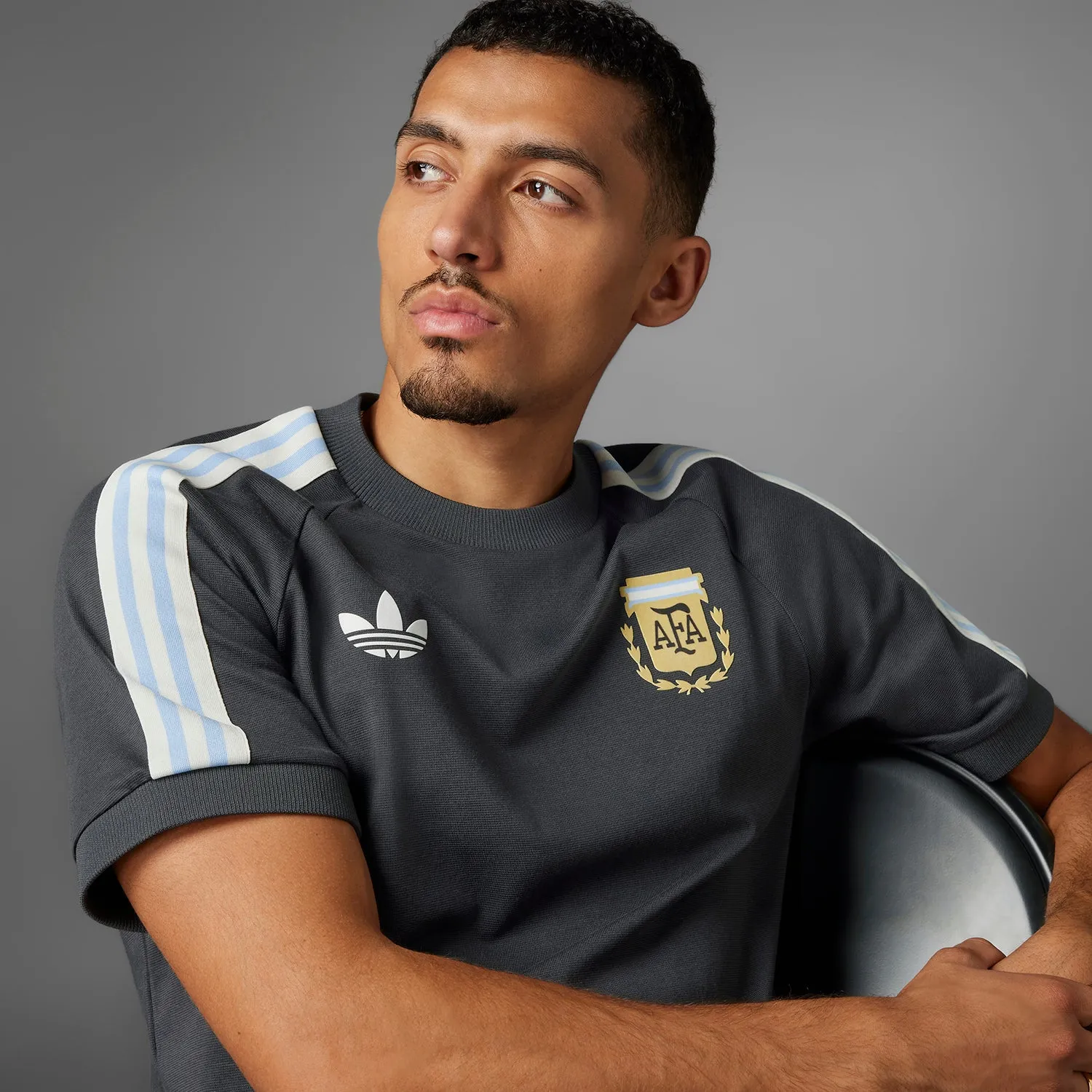 Argentina 3-Stripe Tee - Mens