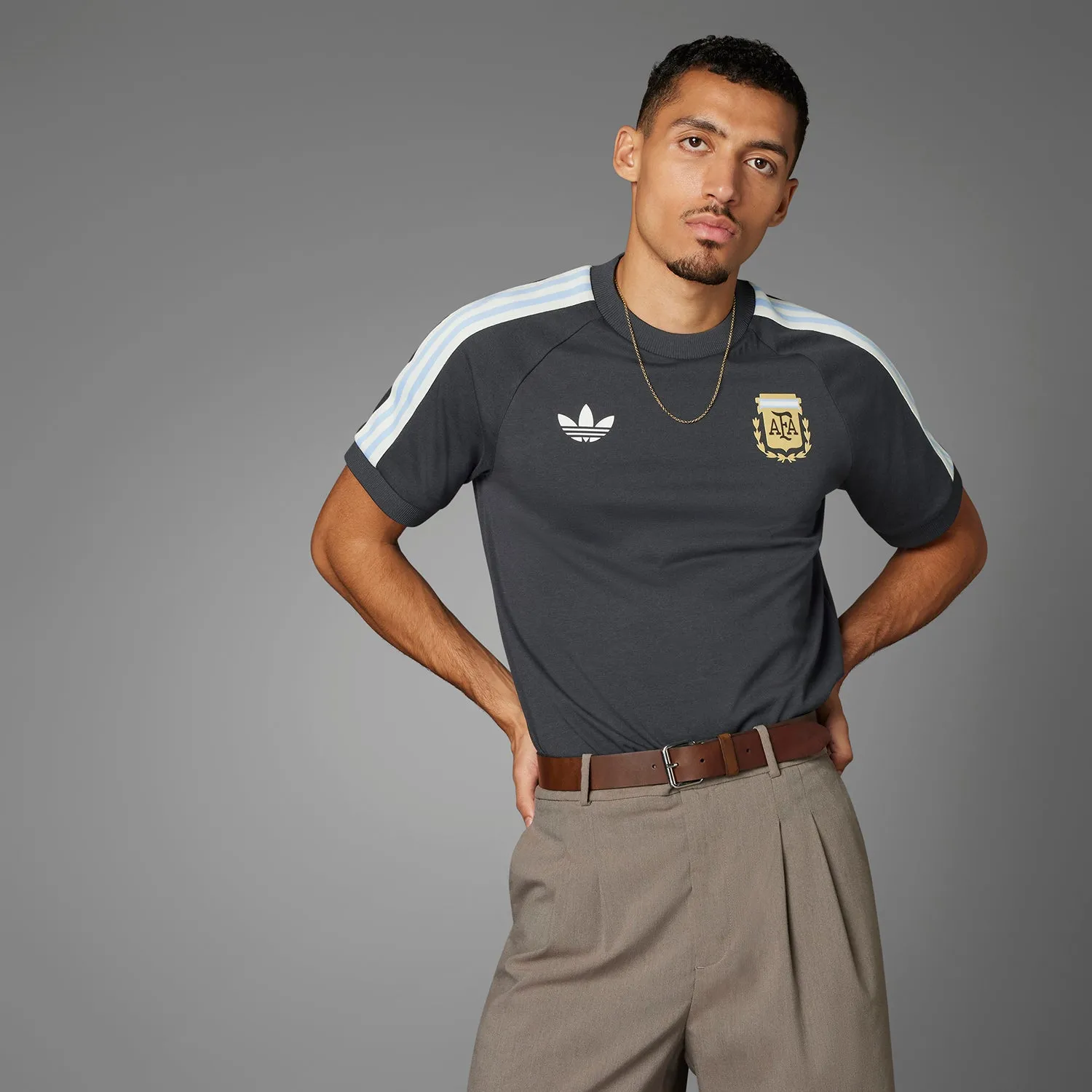 Argentina 3-Stripe Tee - Mens