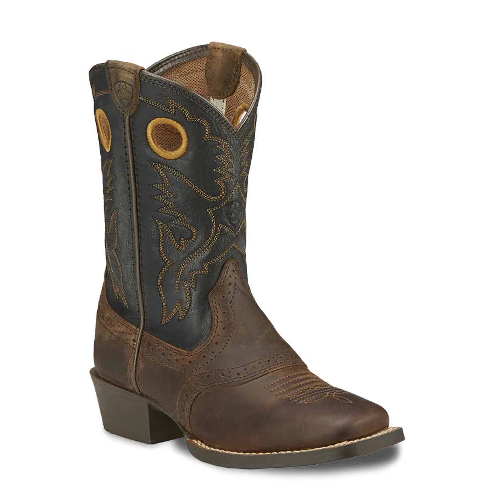 Ariat Children’s Distressed Brown Roughstock Cowboy Boot 10016239