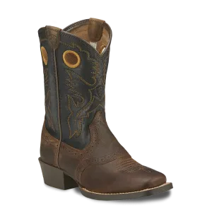 Ariat Children’s Distressed Brown Roughstock Cowboy Boot 10016239