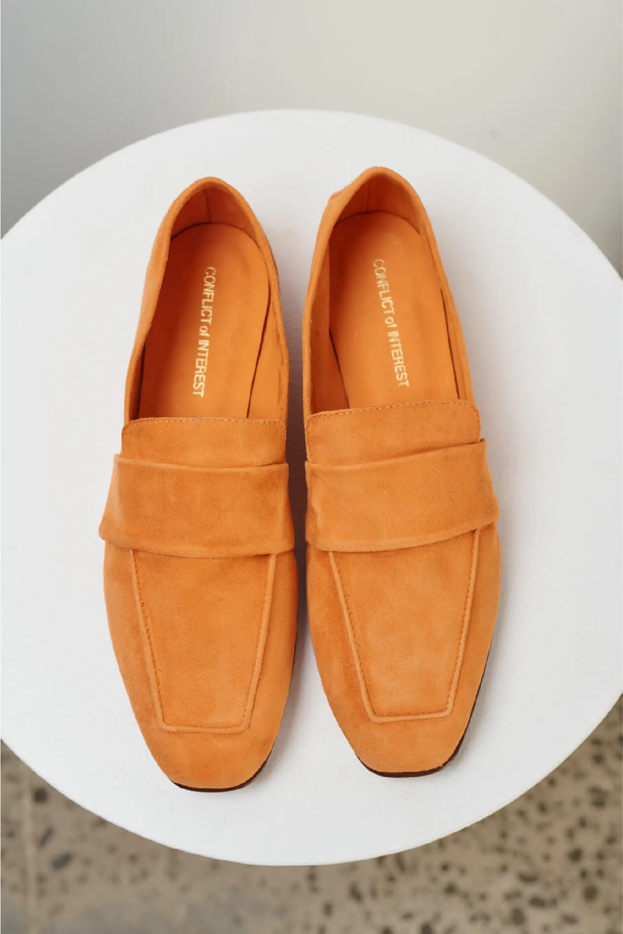 Art. 06 Loafer in Suede Arancio