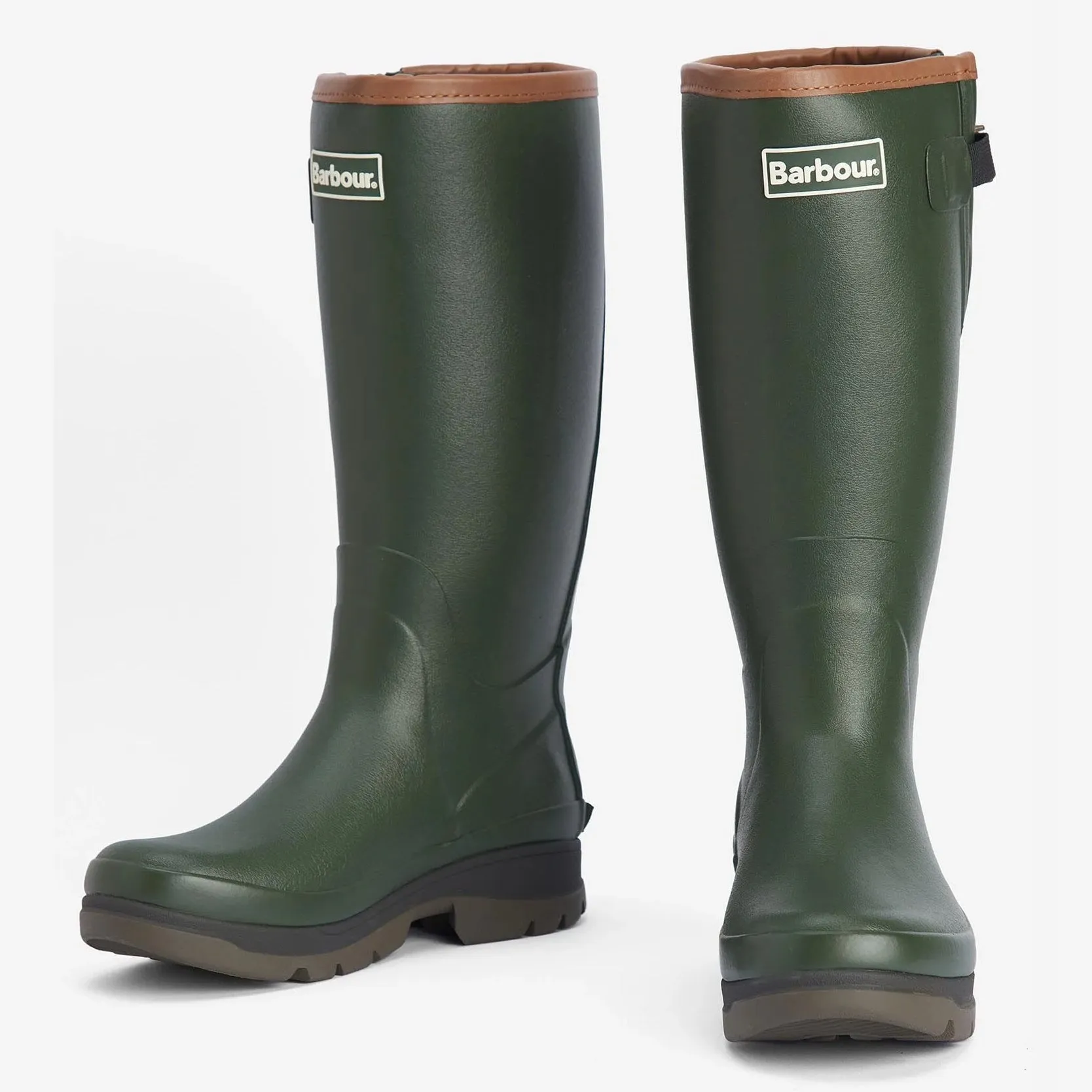 Barbour Men's Tempest Wellington Boot in Olive