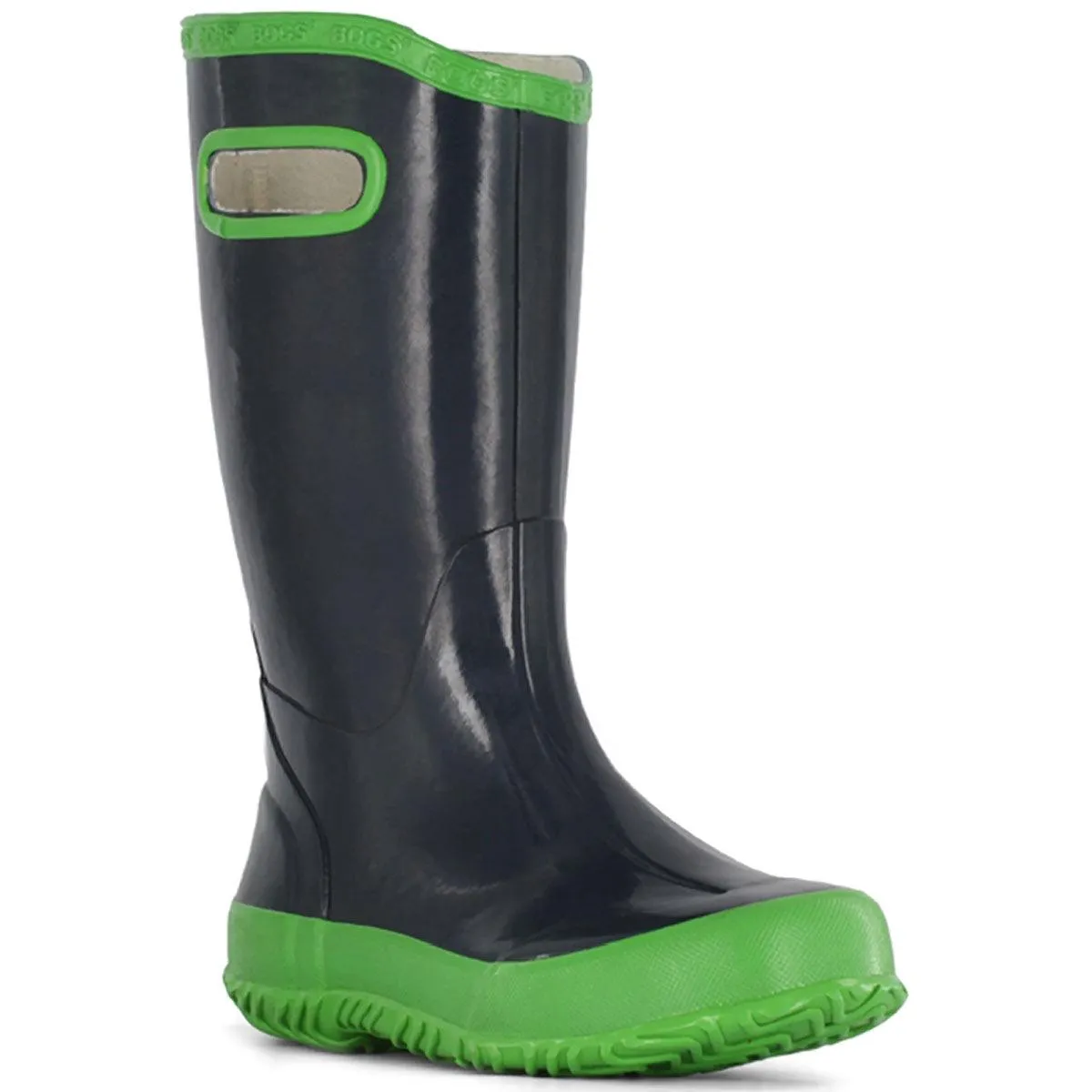 Bogs Kids' Lightweight Boots - Rainboot Navy, Navy/Green | 71326-411