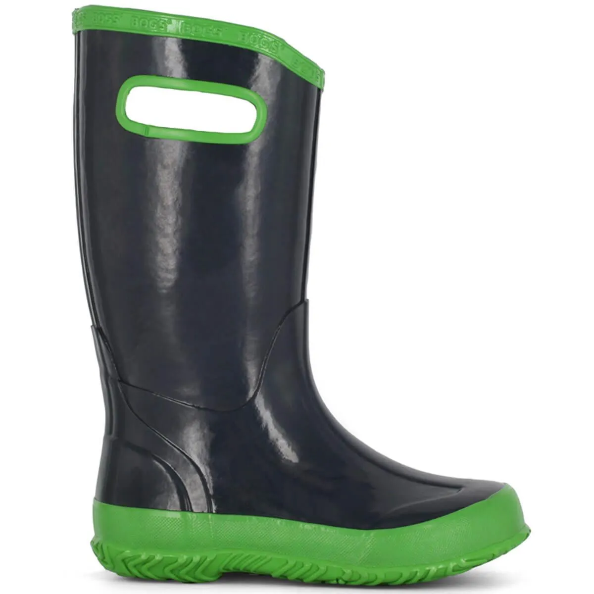 Bogs Kids' Lightweight Boots - Rainboot Navy, Navy/Green | 71326-411