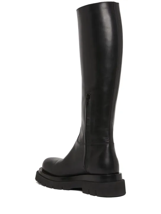 Bottega Veneta   40mm Lug leather tall boots 