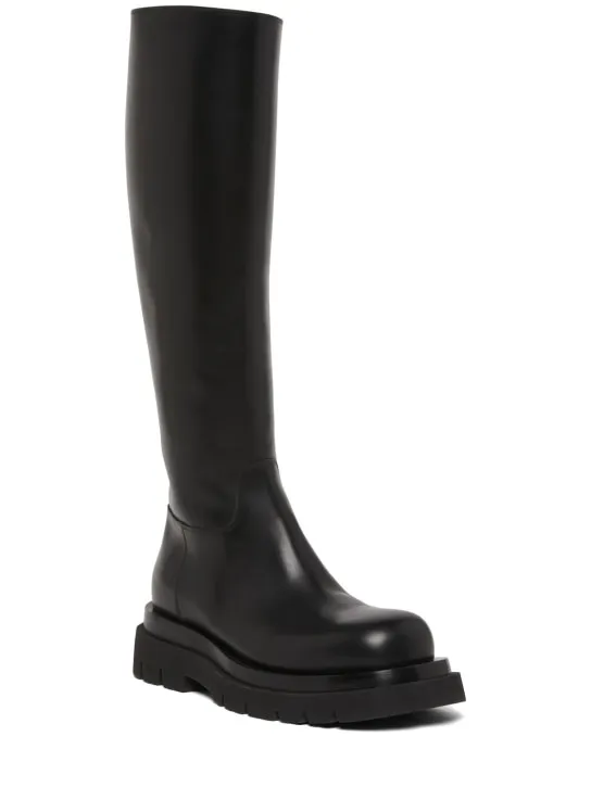 Bottega Veneta   40mm Lug leather tall boots 