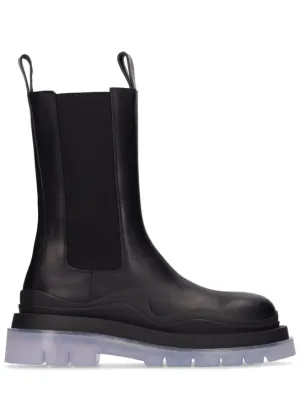 Bottega Veneta   55mm Tire leather Beatle boots 