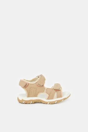 Boys Beige Sporty Sandal