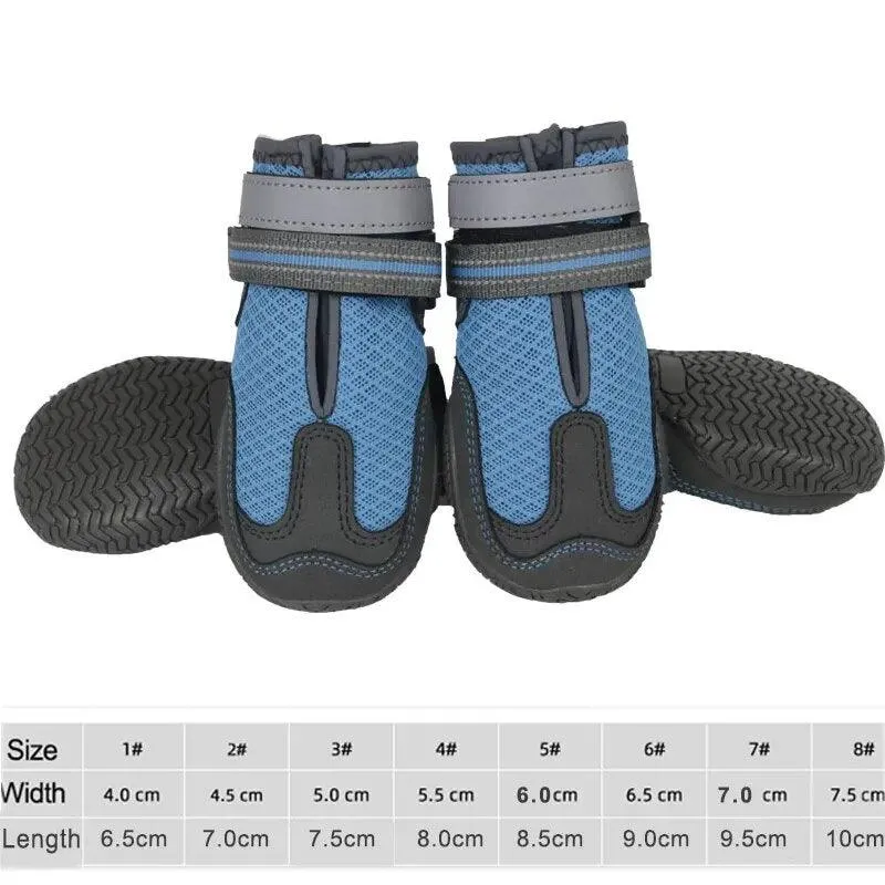 Breathable Dog Shoes Set for Large Dogs