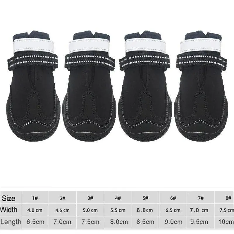 Breathable Dog Shoes Set for Large Dogs