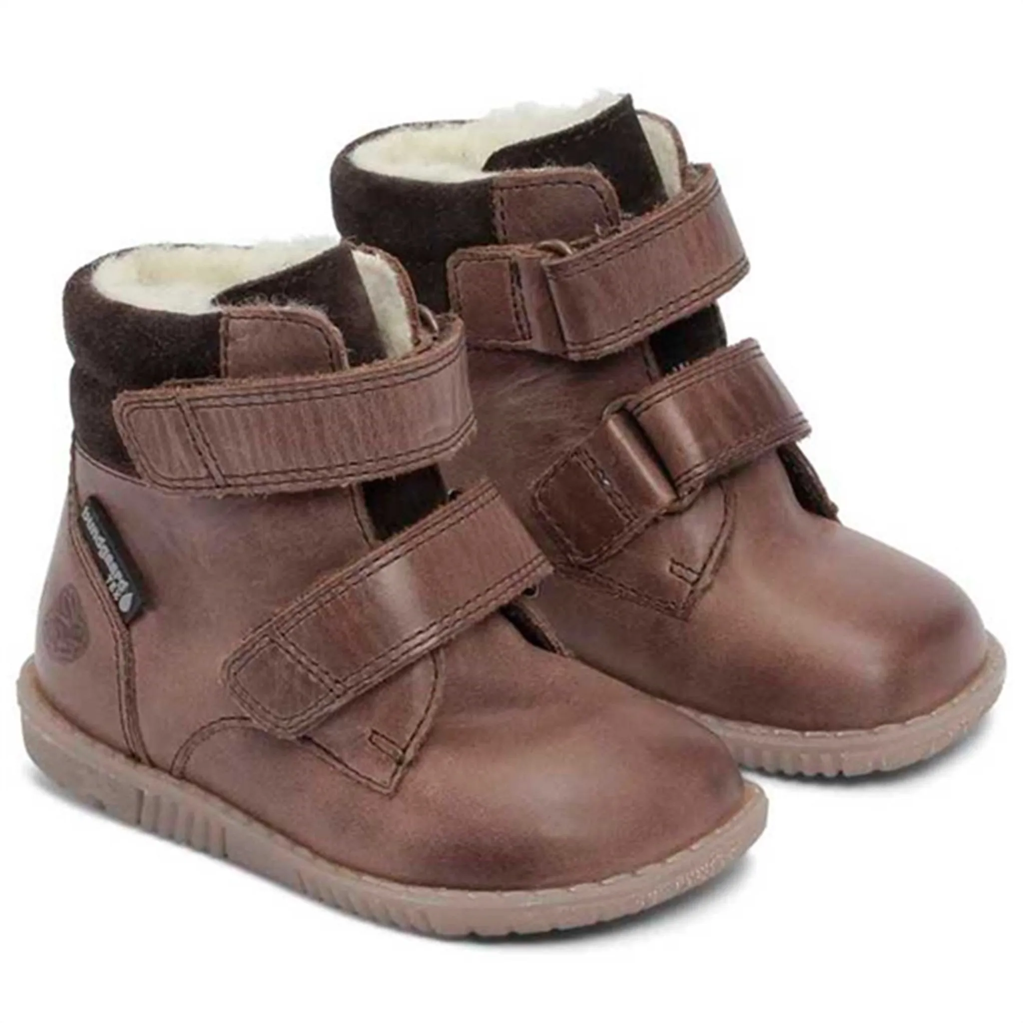 Bundgaard Rabbit Boots Velcro Brown