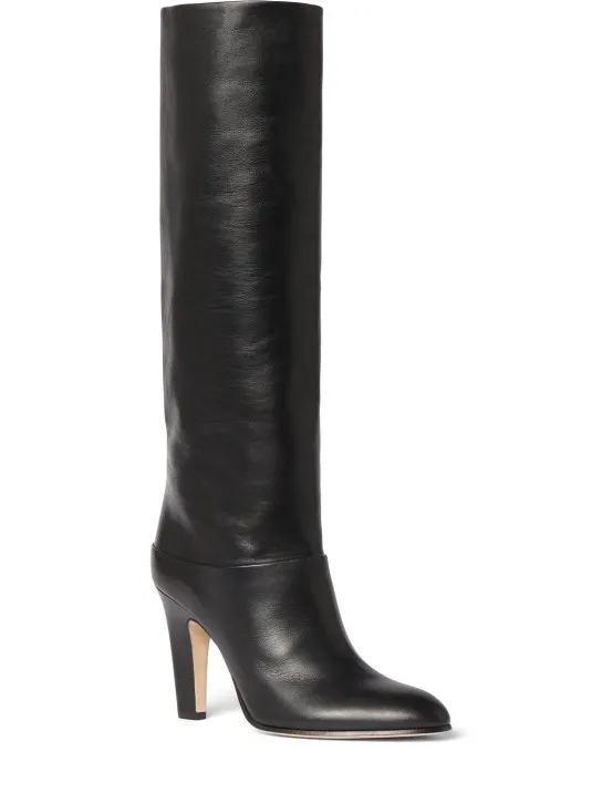 Chloé   85mm Eve leather tall boots 