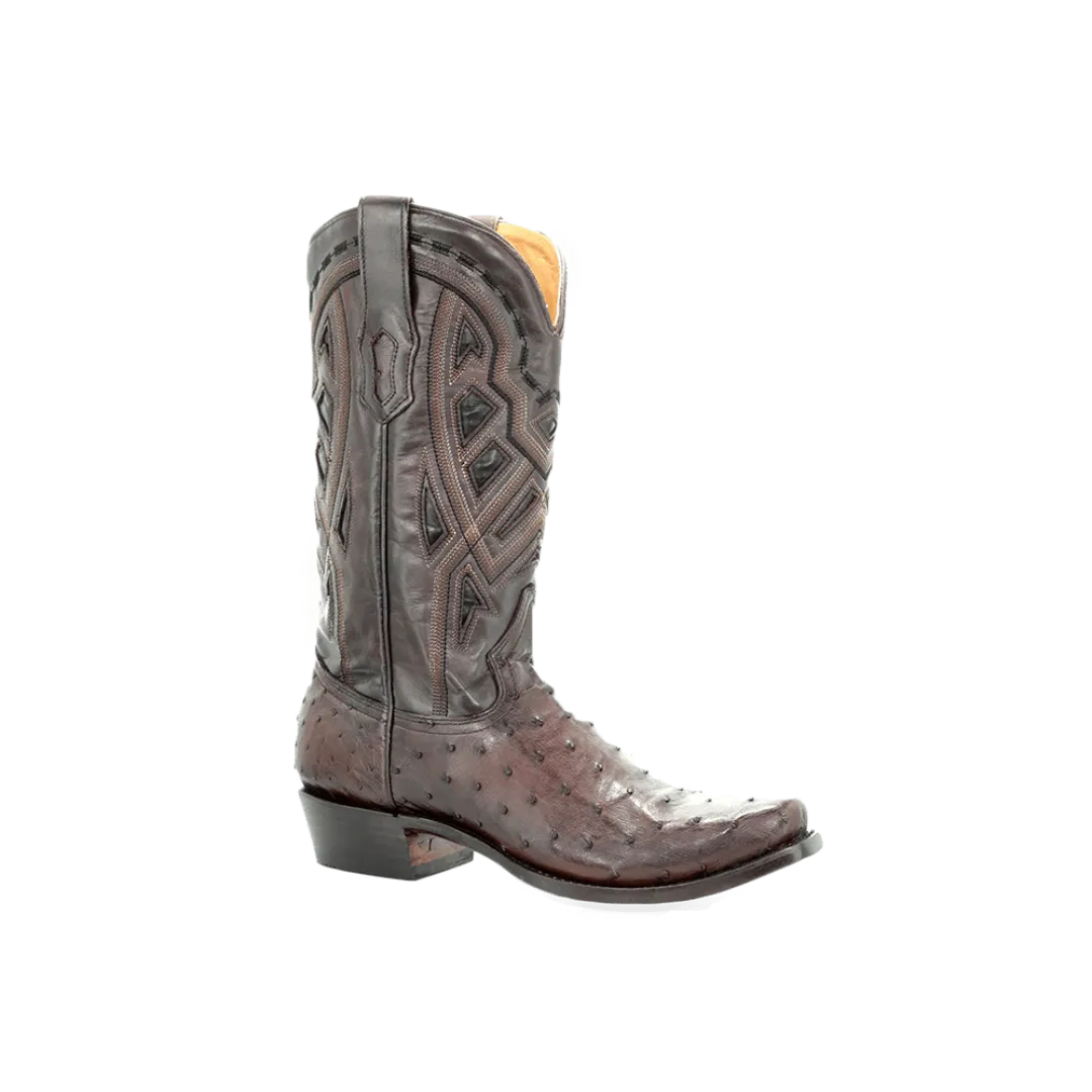 Corral Boots Men's Ostrich Inlay Boots