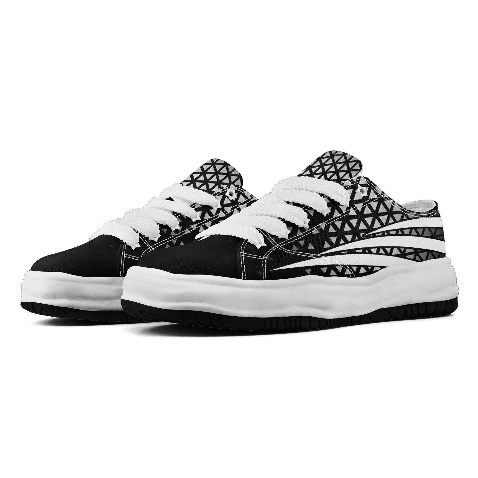 Custom Black White Nevada Shoes Personalized Sneaker FN038-D023003-20