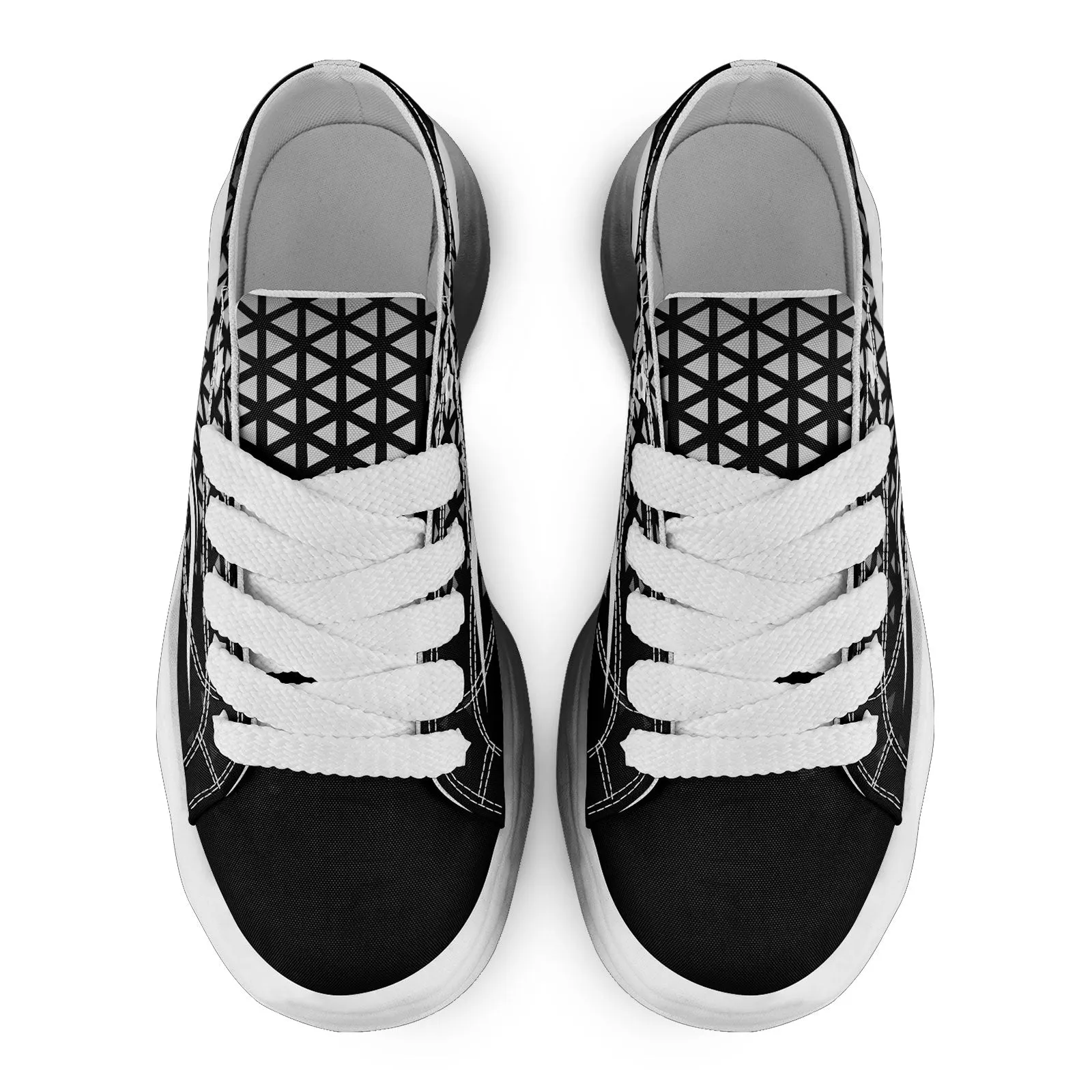 Custom Black White Nevada Shoes Personalized Sneaker FN038-D023003-20