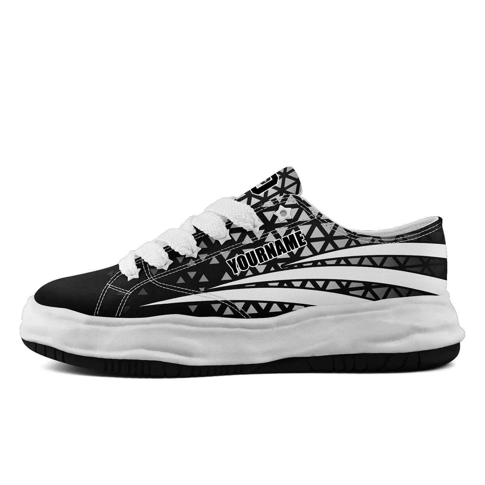 Custom Black White Nevada Shoes Personalized Sneaker FN038-D023003-20