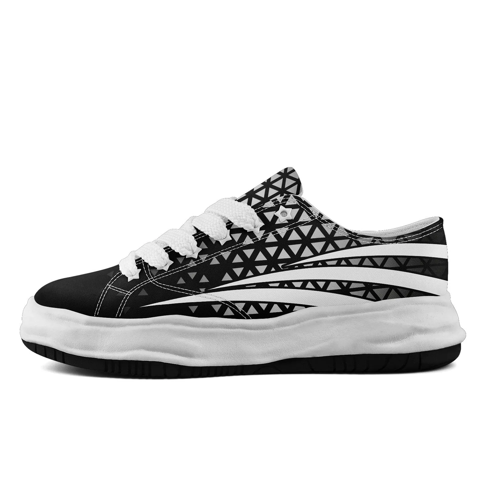 Custom Black White Nevada Shoes Personalized Sneaker FN038-D023003-20