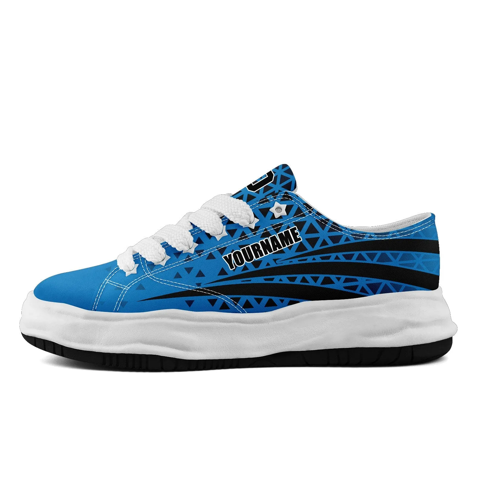 Custom Blue Black North Carolina Shoes Personalized Sneaker FN038-D023003-5 Custom Online