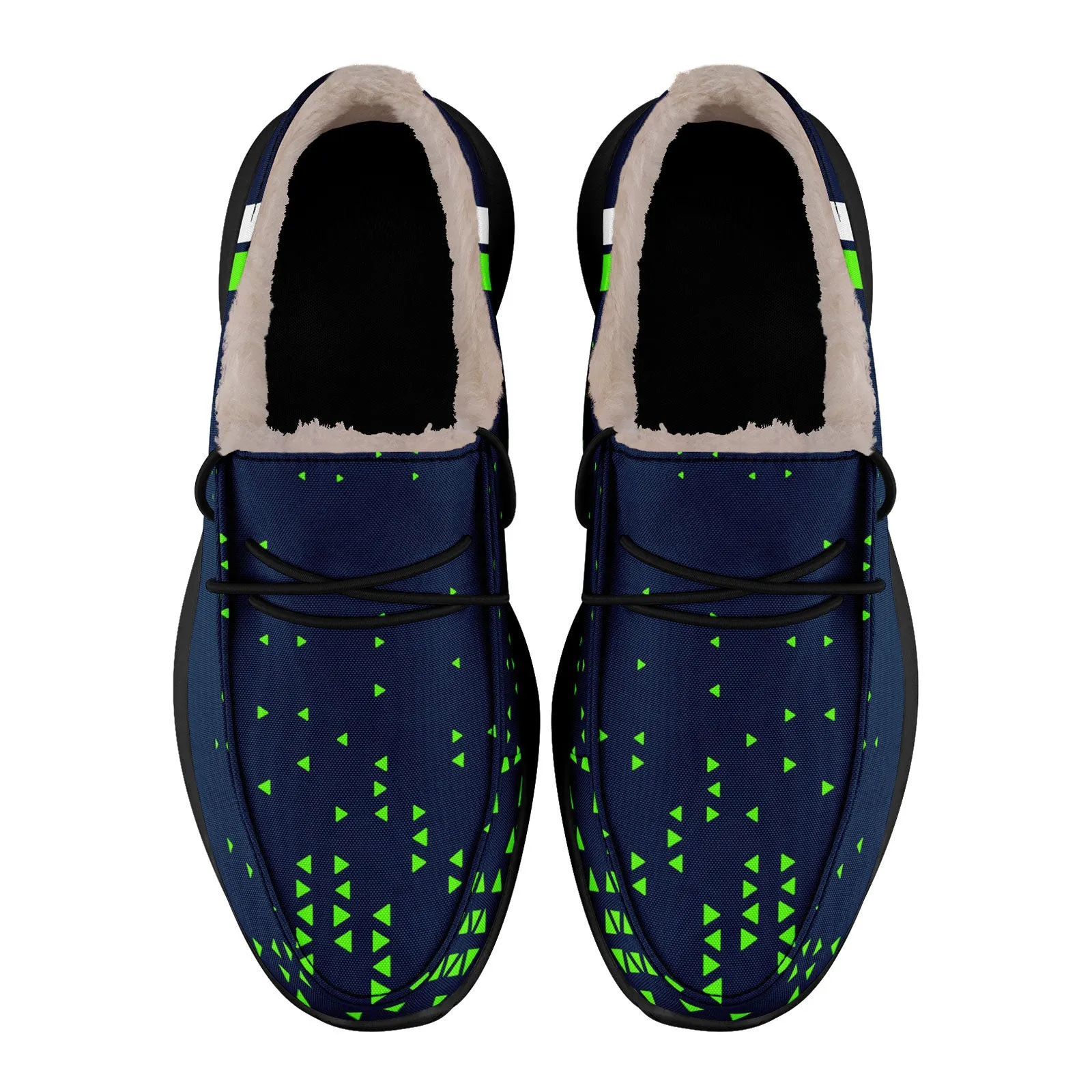 Custom Blue Green Seattle Shoes Personalized Sneaker FN042-D020279-27