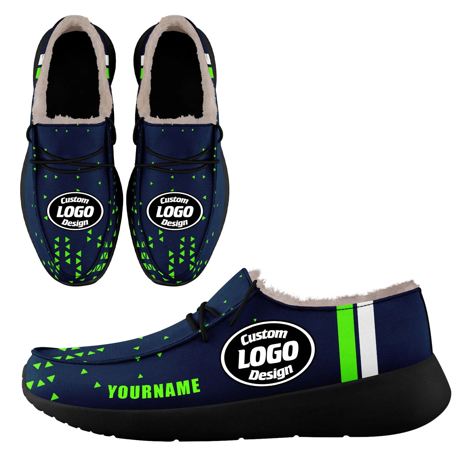 Custom Blue Green Seattle Shoes Personalized Sneaker FN042-D020279-27