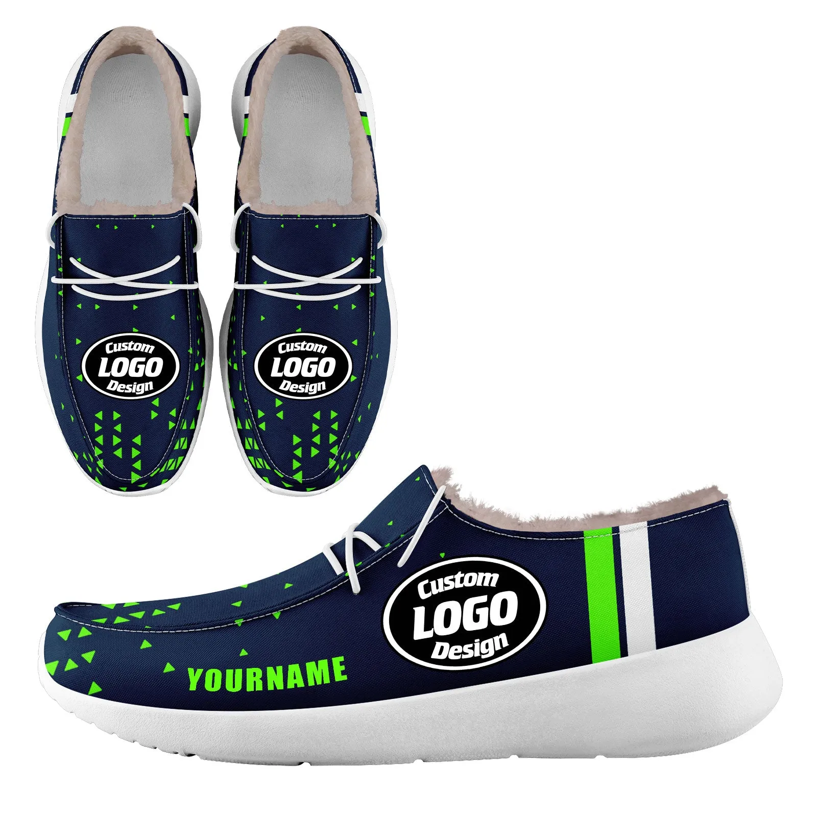 Custom Blue Green Seattle Shoes Personalized Sneaker FN042-D020279-27