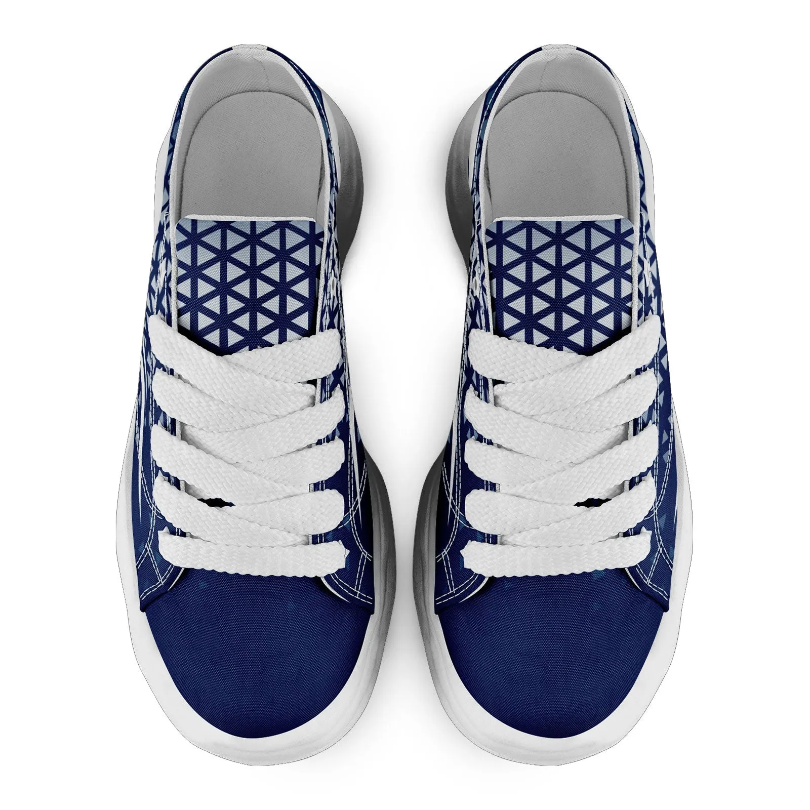 Custom Blue White Indiana Shoes Personalized Sneaker FN038-D023003-14 Custom Online