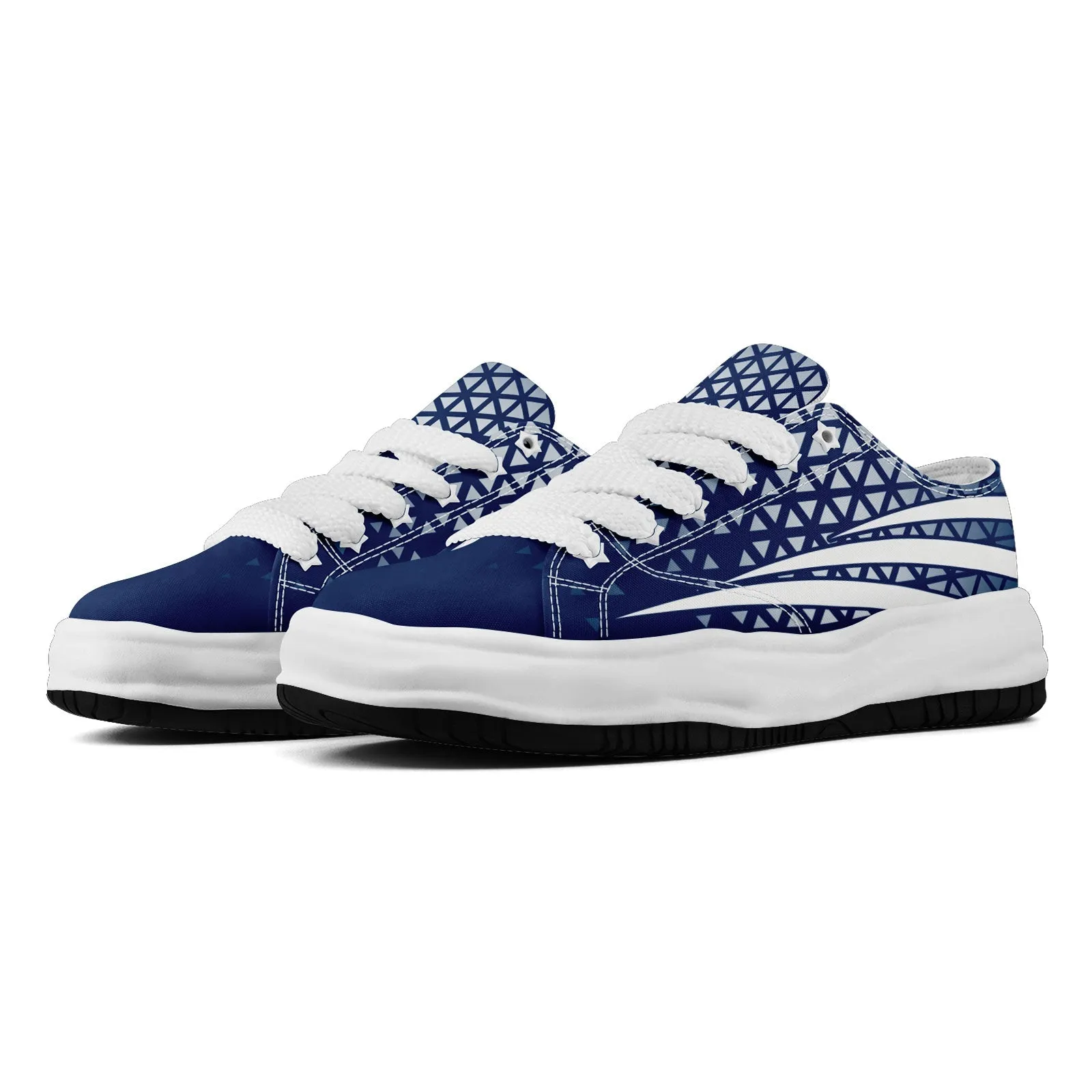 Custom Blue White Indiana Shoes Personalized Sneaker FN038-D023003-14 Custom Online