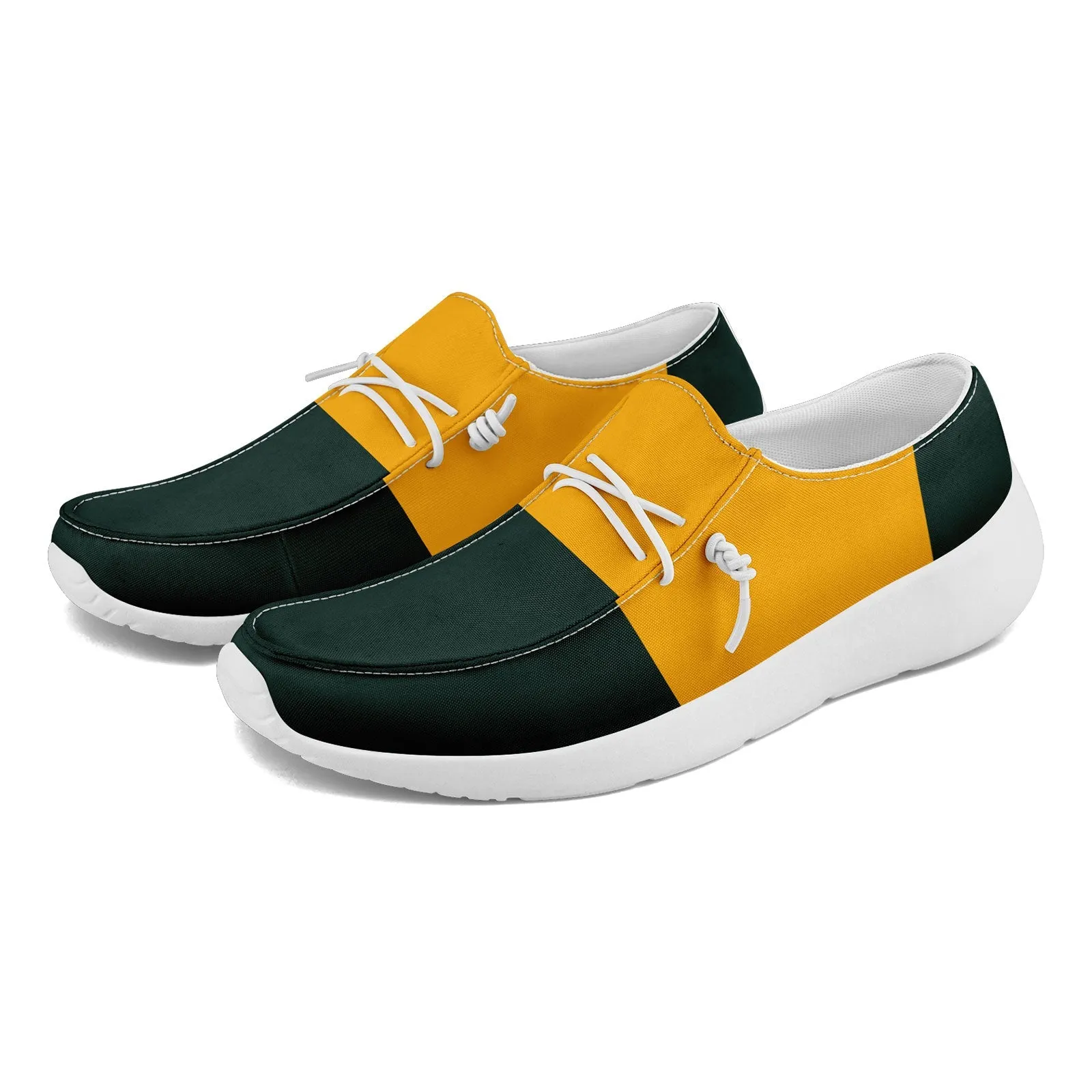 Custom Green Bay Green Yellow Shoes Personalized Sneaker FN018-D020278-13 Custom Online