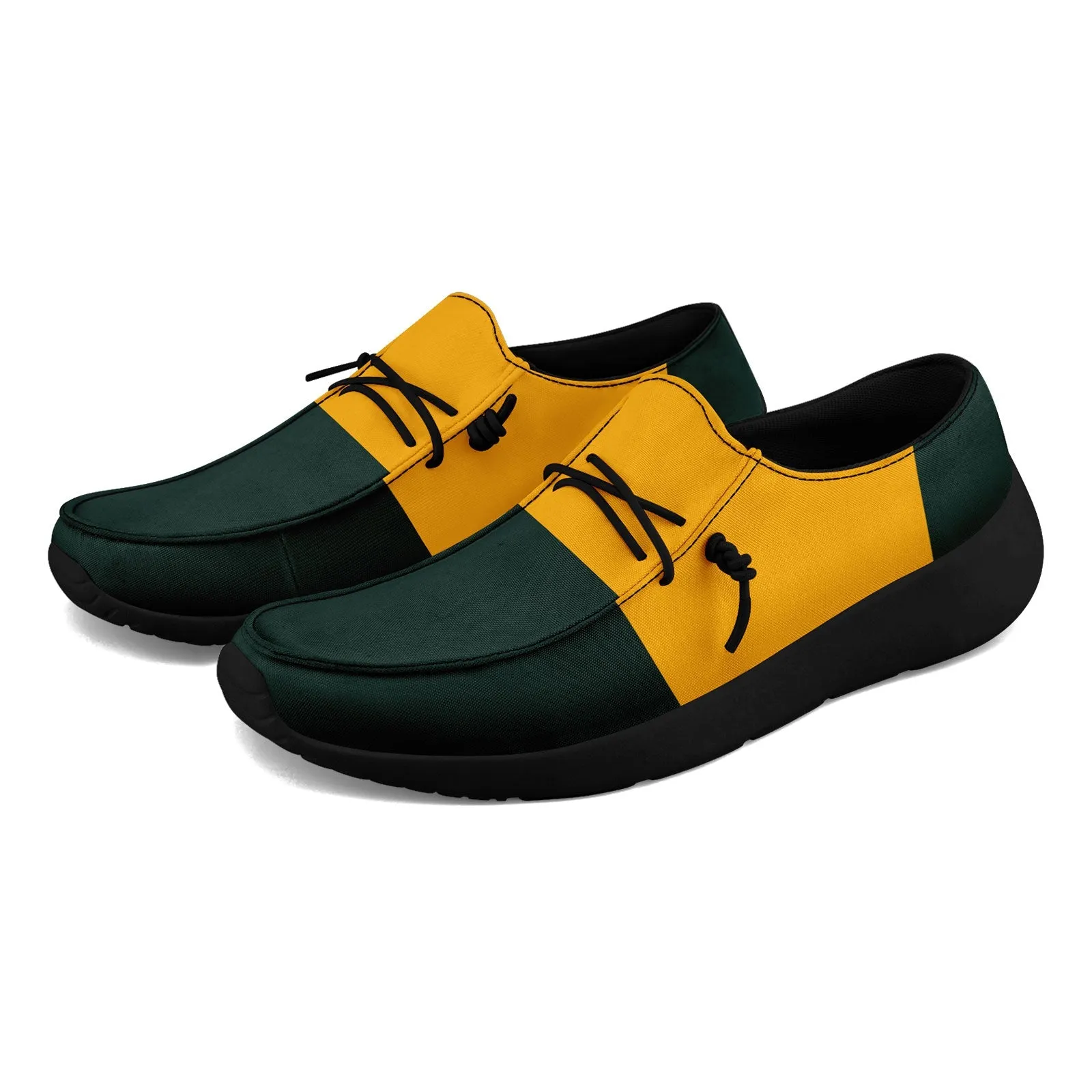 Custom Green Bay Green Yellow Shoes Personalized Sneaker FN018-D020278-13 Custom Online