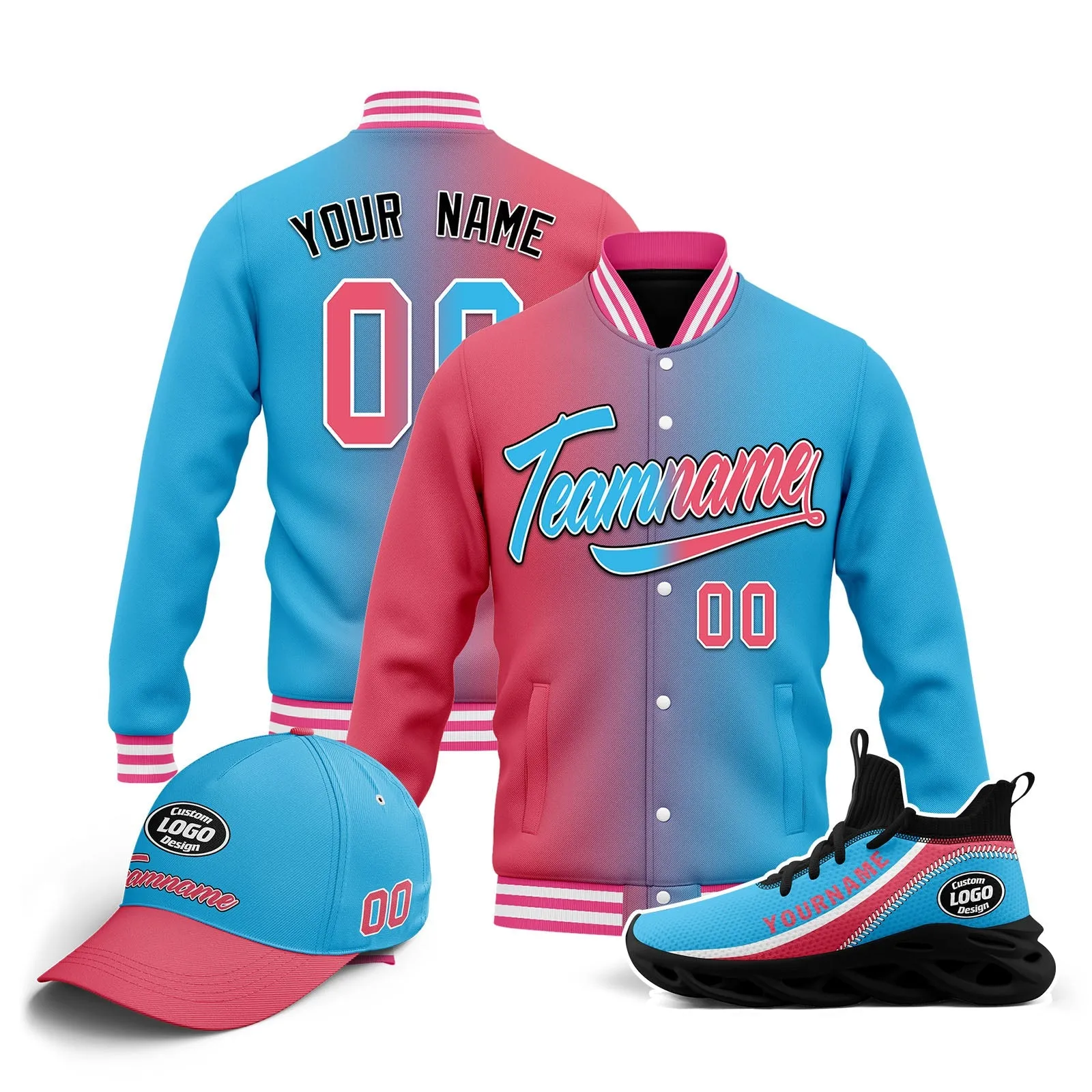 Custom Jacket MaxSoul Shoes and Hat Combo Offer Personalized Combo ZH-D028014-9