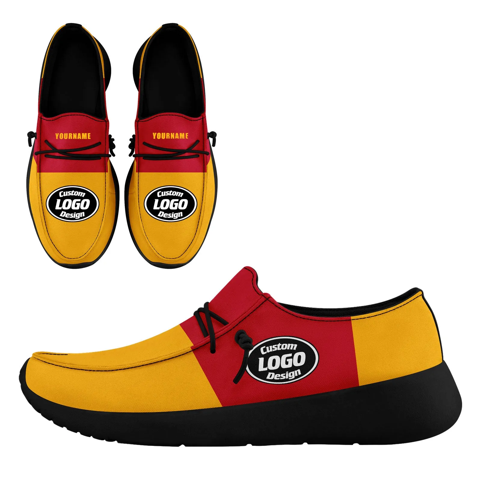 Custom Pittsburgh Yellow Red Shoes Personalized Sneaker FN018-D020278-30