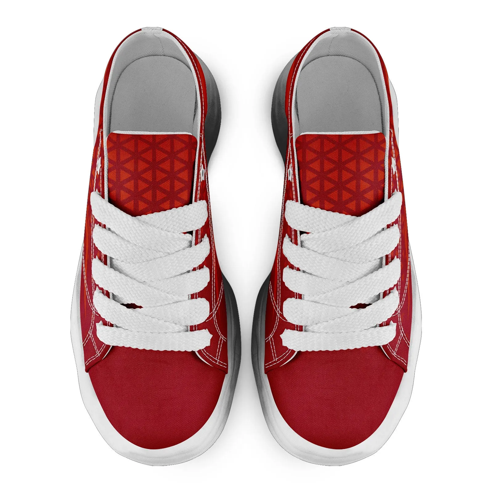 Custom Red White Florida Shoes Personalized Sneaker FN038-D023003-29