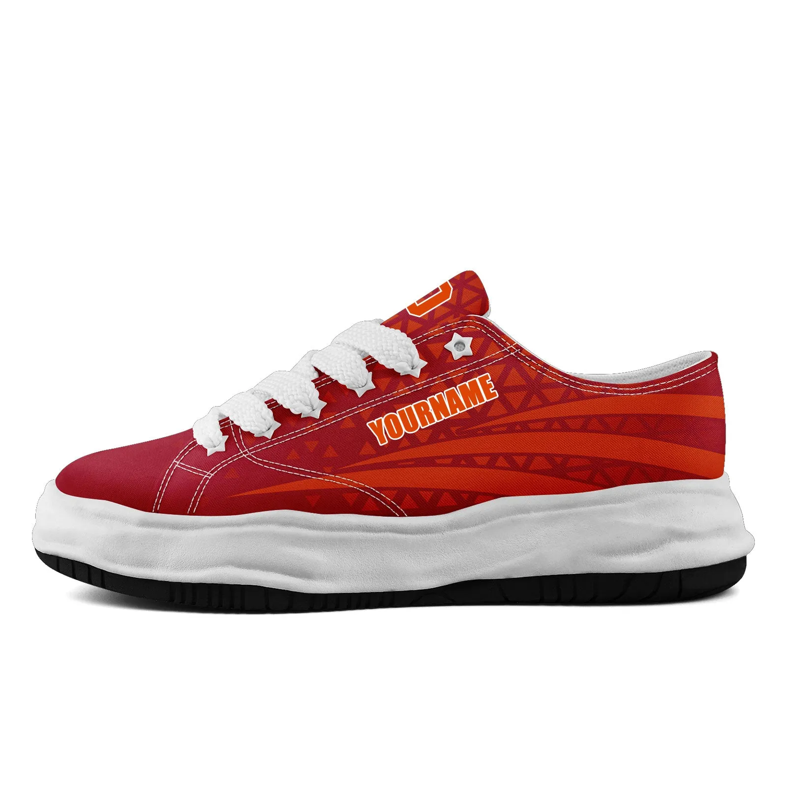 Custom Red White Florida Shoes Personalized Sneaker FN038-D023003-29