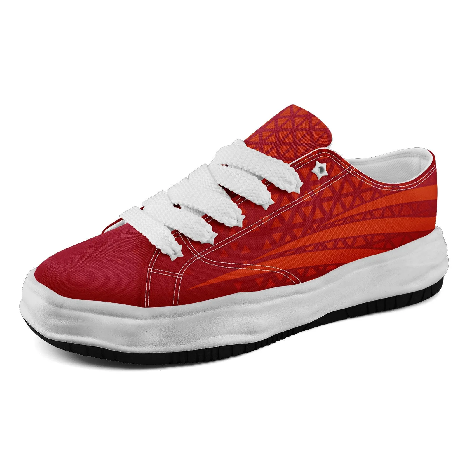 Custom Red White Florida Shoes Personalized Sneaker FN038-D023003-29