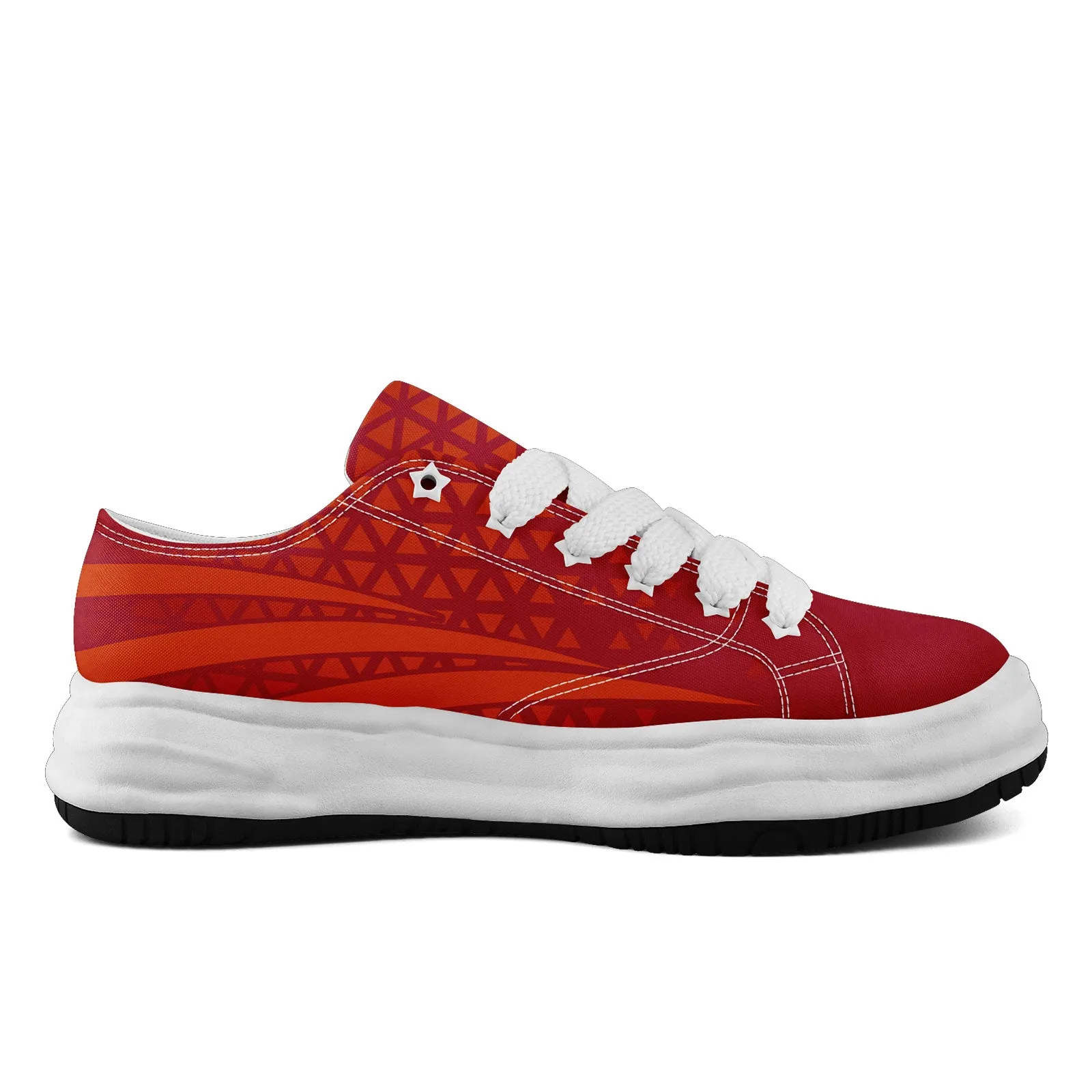 Custom Red White Florida Shoes Personalized Sneaker FN038-D023003-29