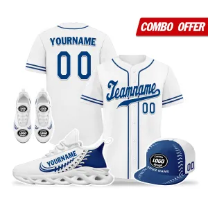 Custom White Jersey MaxSoul Shoes and Hat Combo Offer Personalized ZH-bd0b00e0-ab