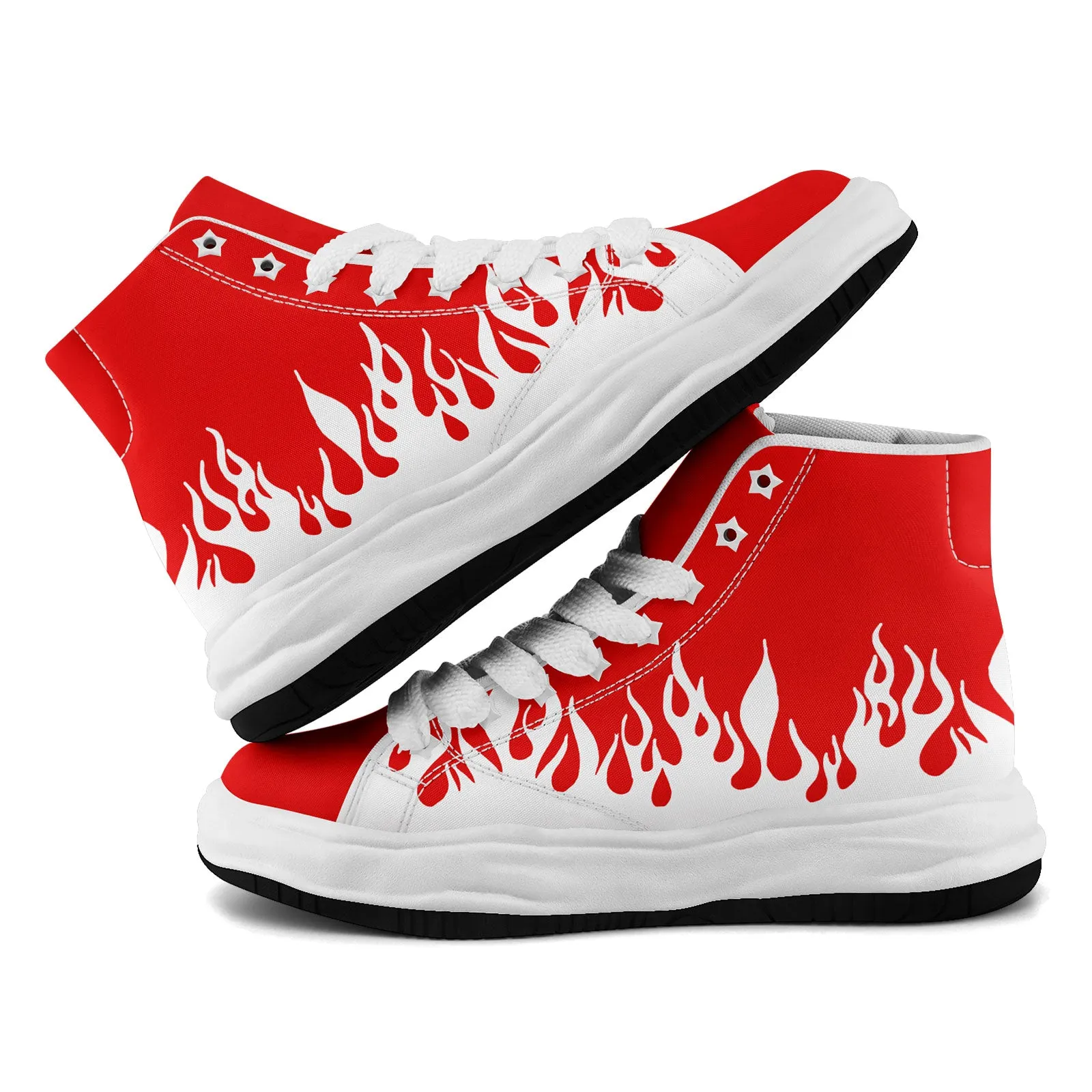 Custom White Red New York Firesoul Shoes Personalized Sneaker FN039-D020272-21