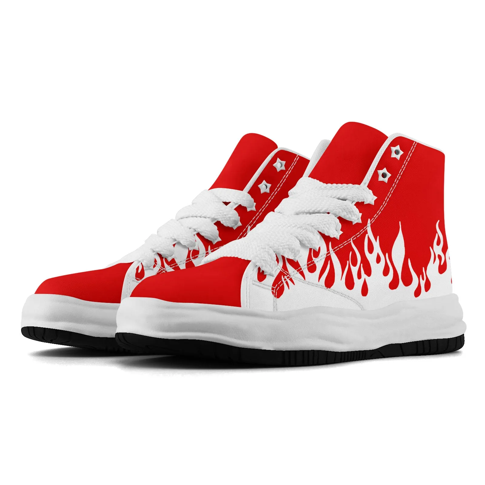 Custom White Red New York Firesoul Shoes Personalized Sneaker FN039-D020272-21